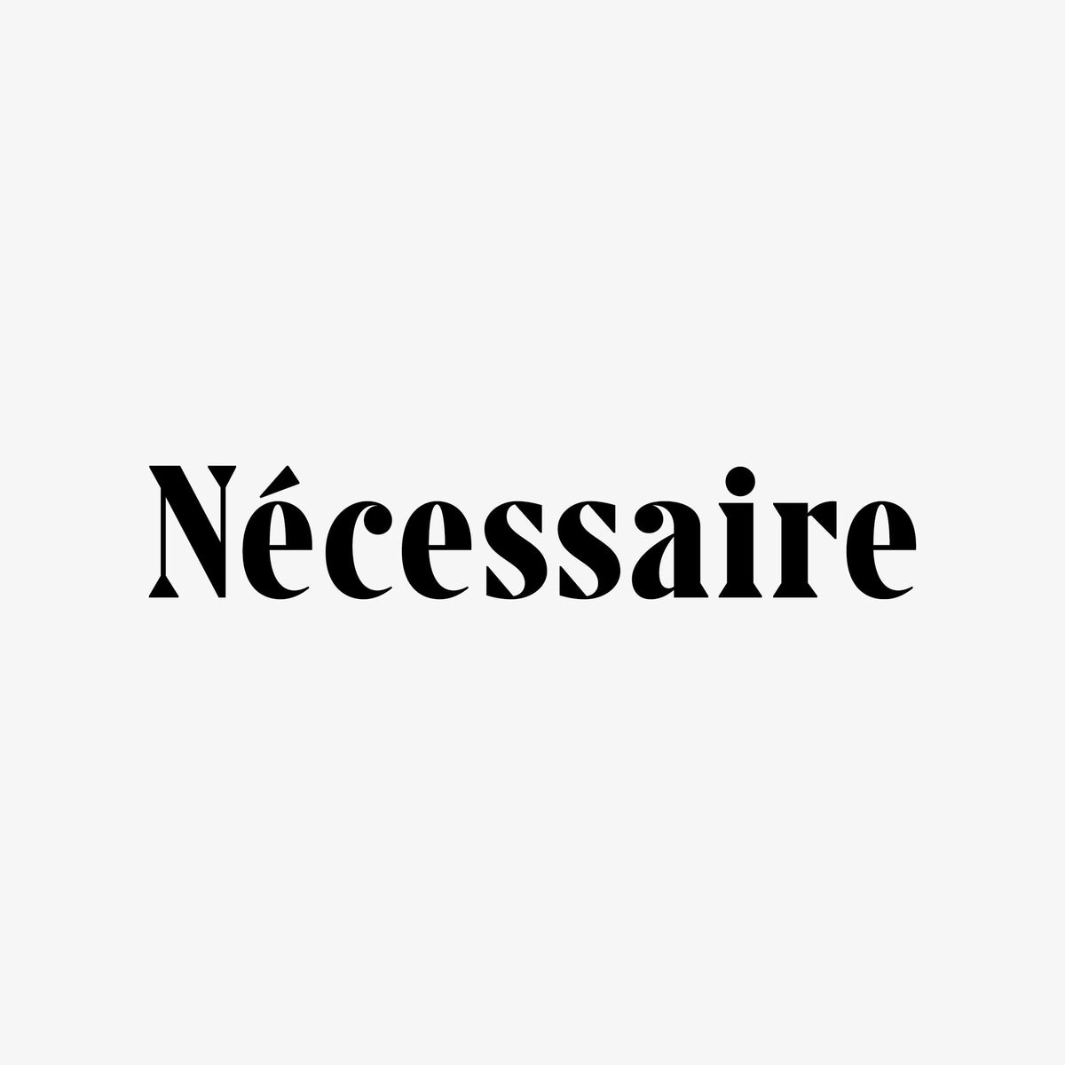 Nécessaire social tile showing the brand products
